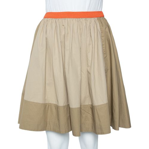 See by Two Tone Cotton Contrast Waist Flared Waist S - Chloe - Modalova