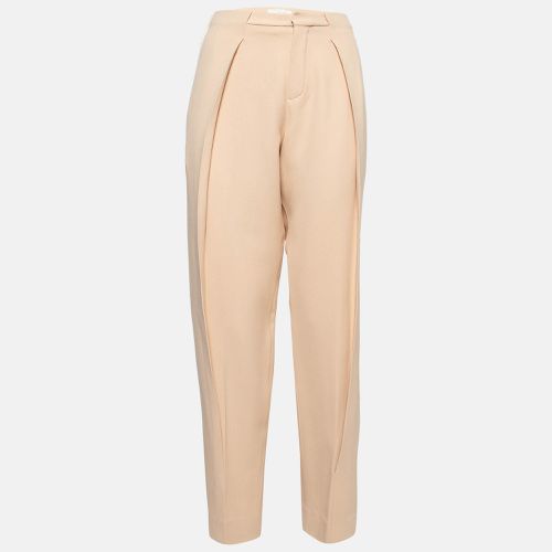 Chloe Light Beige Crepe Trousers M - Chloe - Modalova