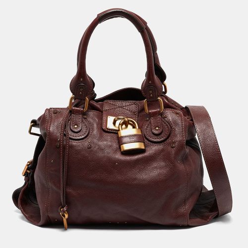 Leather Large Paddington Shoulder Bag - Chloe - Modalova