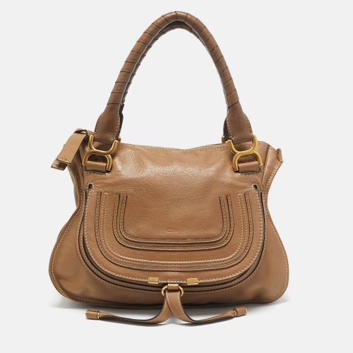 Chloé Leather Medium Marcie Satchel - Chloe - Modalova