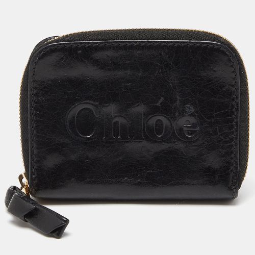 Leather Zip Compact Wallet - Chloe - Modalova