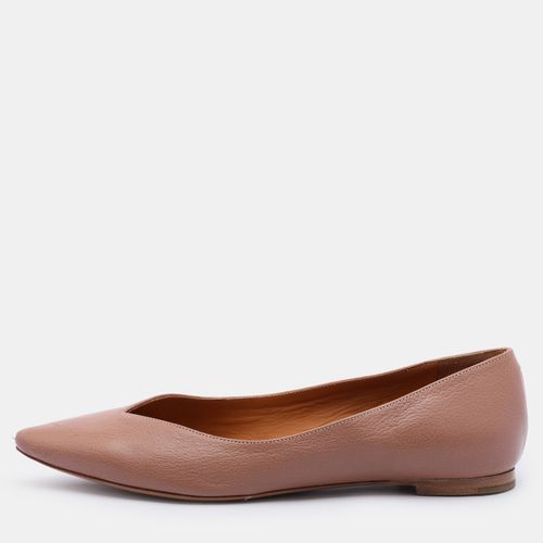 Leather Pointed Toe Ballet Flats 35 - Chloe - Modalova