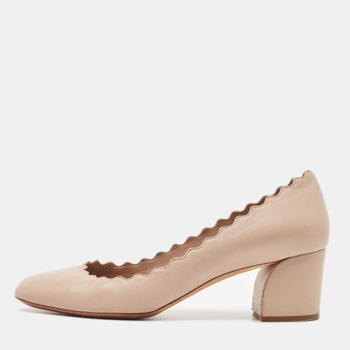 Leather Laurena Scalloped Pumps Size 37 - Chloe - Modalova