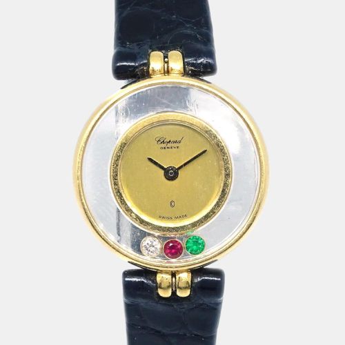 K Yellow Diamond Happy Diamonds Quartz Watch 20 mm - Chopard - Modalova