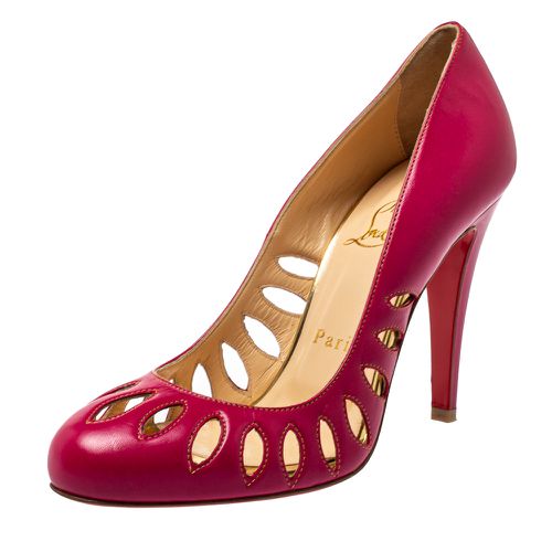 Leather Laser Cut Pumps Size 36.5 - Christian Louboutin - Modalova