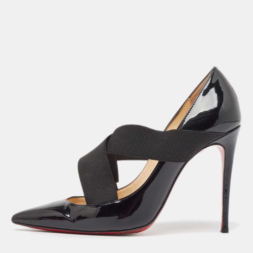 Patent Leather and Elastic Sharpstagram Pumps Size 35 - Christian Louboutin - Modalova