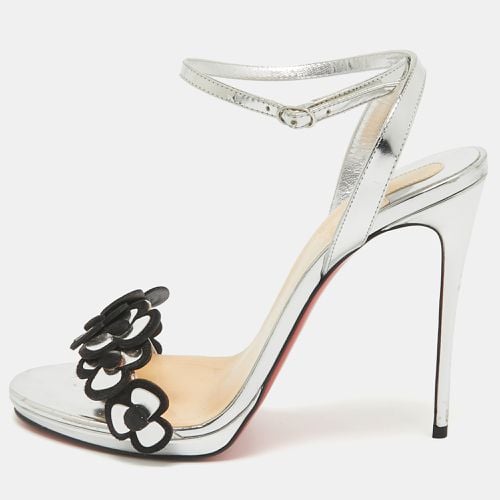 Leather Pansy Queen Sandals Size 39.5 - Christian Louboutin - Modalova