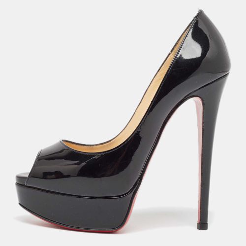 Patent Leather Lady Peep Pumps Size 35.5 - Christian Louboutin - Modalova