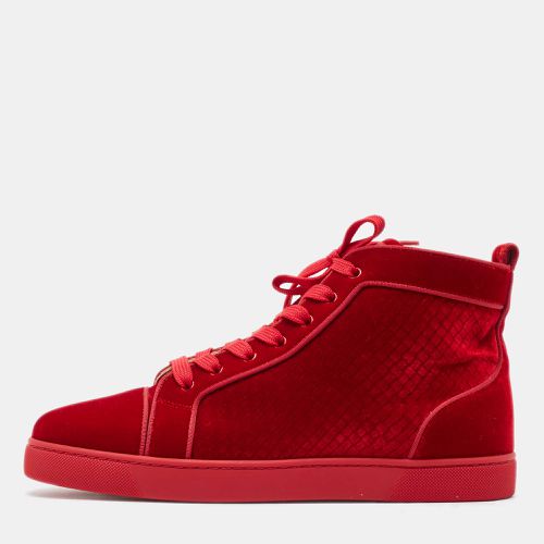 Velvet Louis High Top Sneakers Size 43 - Christian Louboutin - Modalova