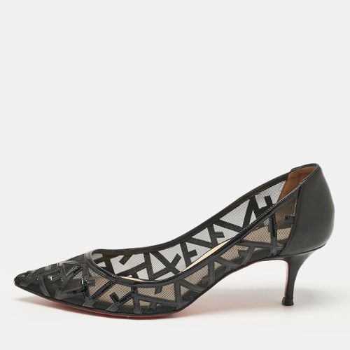 Patent Leather and Mesh Tititata Pumps Size 37 - Christian Louboutin - Modalova