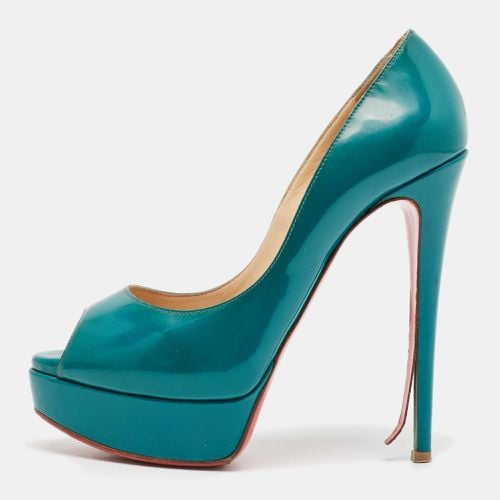 Patent Leather Lady Peep Pumps Size 37 - Christian Louboutin - Modalova