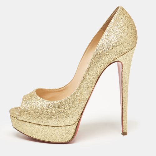 Glitter Lady Peep Pumps Size 38 - Christian Louboutin - Modalova