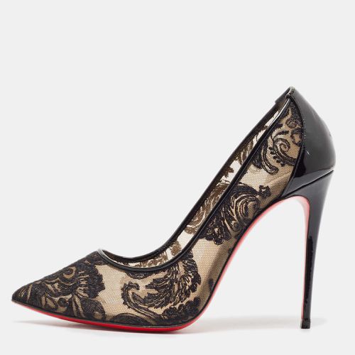 Patent and Follies Lace Pumps Size 38 - Christian Louboutin - Modalova