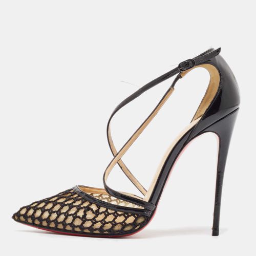 Mesh and Patent Blake 120 Pumps Size 37.5 - Christian Louboutin - Modalova