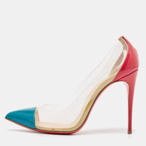 Green Patent Leather and PVC Debout Pumps Size 36 - Christian Louboutin - Modalova