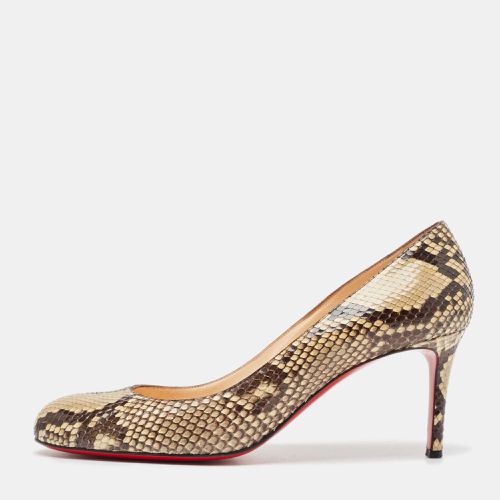 Brown Python Simple Pumps Size 41 - Christian Louboutin - Modalova