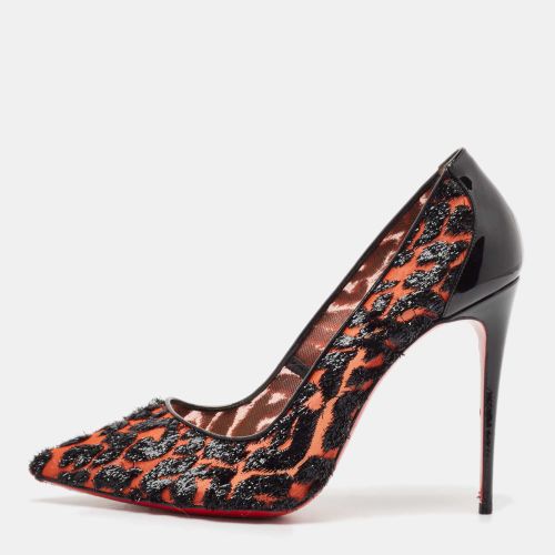 Mesh and Patent Leather Pumps Size 38 - Christian Louboutin - Modalova