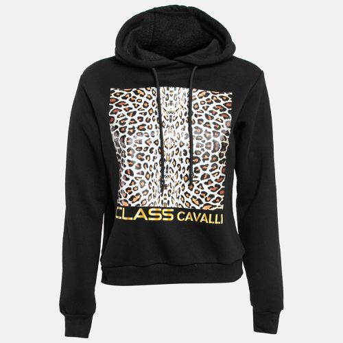 Leopard Print Knit Hoodie XS - Class by Roberto Cavalli - Modalova