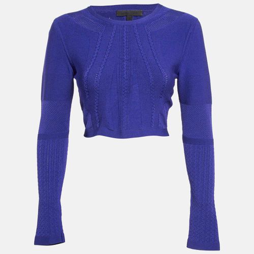 Stretch Knit Long Sleeve Crop Top M - Cushnie et Ochs - Modalova