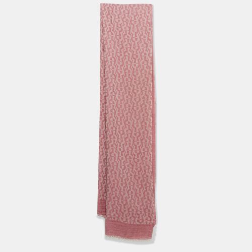 Monogram Cotton Blend Scarf - Aigner - Modalova