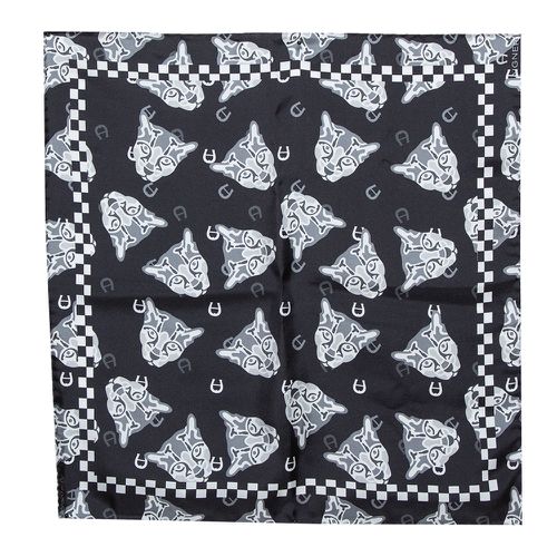 Animal Motif Print Silk Scarf - Aigner - Modalova