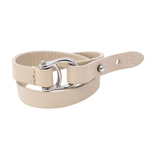 Off Leather Double Tour Logo Bracelet - Aigner - Modalova