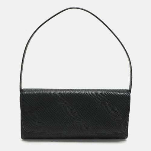 Textured Leather Flap Shoulder Bag - Aigner - Modalova