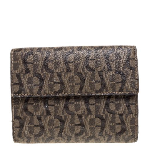 Signature Coated Canvas French Wallet - Aigner - Modalova