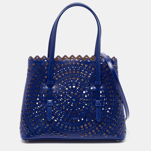 Laser Cut Leather Le Mina 25 Tote - Alaia - Modalova