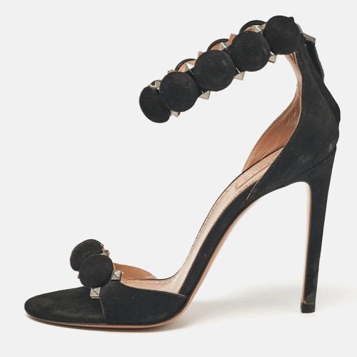 Suede Bombe Ankle Strap Sandals Size 36 - Alaia - Modalova