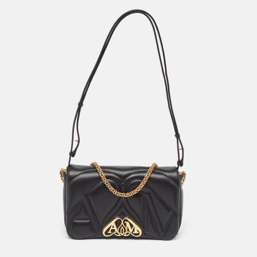 Leather Small The Seal Shoulder Bag - Alexander McQueen - Modalova