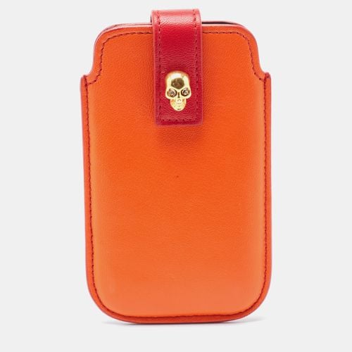 Orange Skull Embellished iPhone 5/5s Cover - Alexander McQueen - Modalova