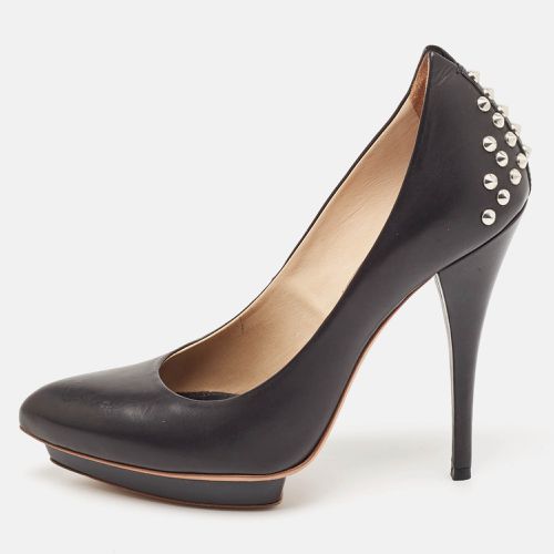 Leather Studded Platform Pumps Size 37 - Alexander McQueen - Modalova