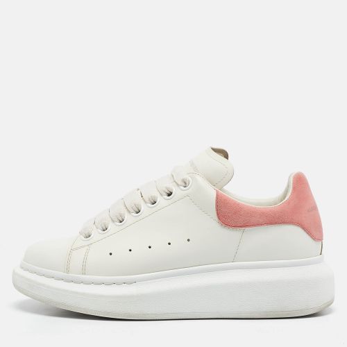 Pink Suede and Leather Oversized Sneakers Size 36 - Alexander McQueen - Modalova