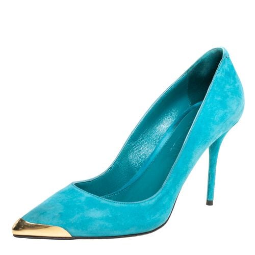 Sued Pointed Toe Pumps Size 39.5 - Alexander McQueen - Modalova