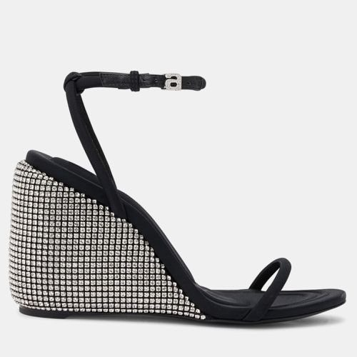 Leather Dahlia 95 Crystal Wedge Sandal EU 41 - Alexander Wang - Modalova