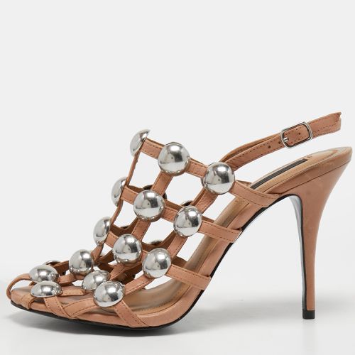 Studded Leather Sadie Slingback Sandals Size 38 - Alexander Wang - Modalova