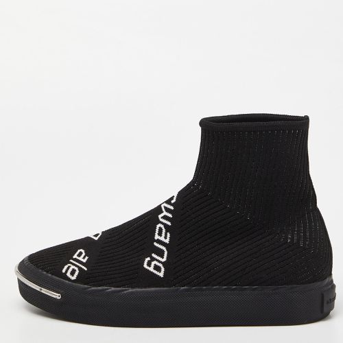 Knit Fabric Pia Logo High Top Sneakers Size 38 - Alexander Wang - Modalova