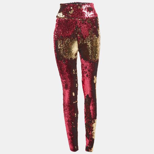 Fuchsia Sequin Pants M - Alexandre Vauthier - Modalova