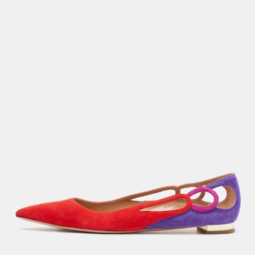 Suede Forever Marilyn Ballet Flats Size 39.5 - Aquazzura - Modalova