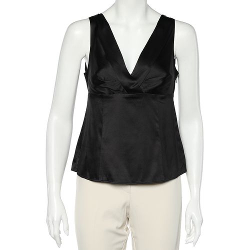 Silk Satin Sleeveless Top M - Armani Collezioni - Modalova