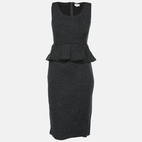 Dark Jacquard Midi Dress M - Armani Collezioni - Modalova