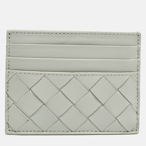 Light Intrecciato Leather Card Holder - Bottega Veneta - Modalova