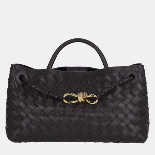 Marrone Leather andiamo East-west Small Bag - Bottega Veneta - Modalova