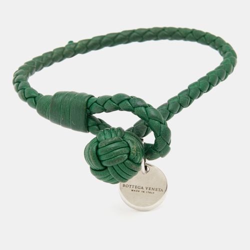 Intrecciato Leather Single Knot Bracelet S - Bottega Veneta - Modalova