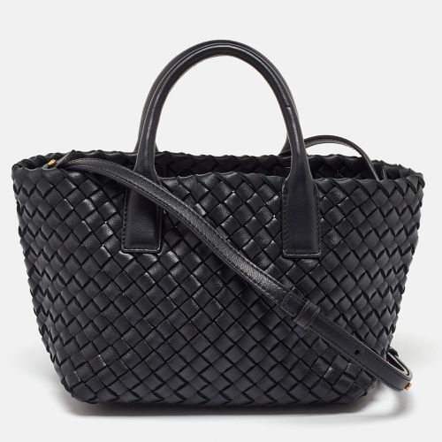 Intrecciato Leather Mini Cabat Tote - Bottega Veneta - Modalova