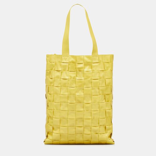 Leather Maxi Nappa Intrecciato Cassette Tote - Bottega Veneta - Modalova