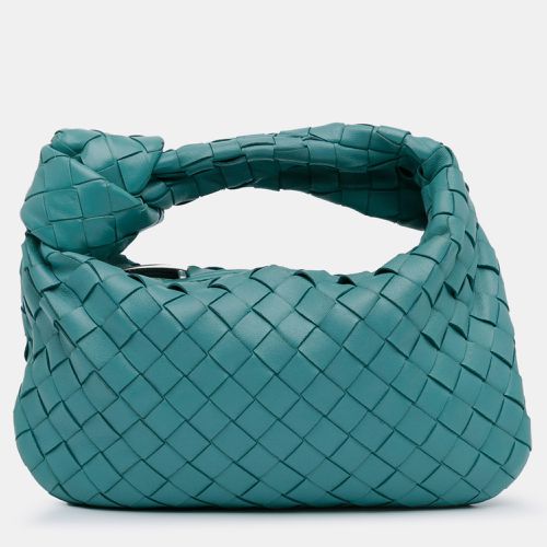 Leather Mini Intrecciato Jodie Top Handle Bag - Bottega Veneta - Modalova