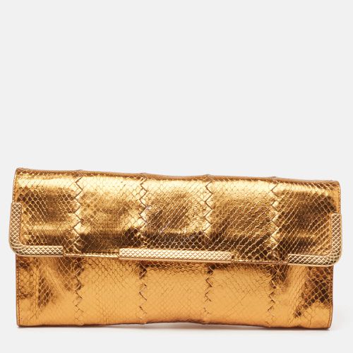 Intrecciato Leather Frame Wristlet Clutch - Bottega Veneta - Modalova