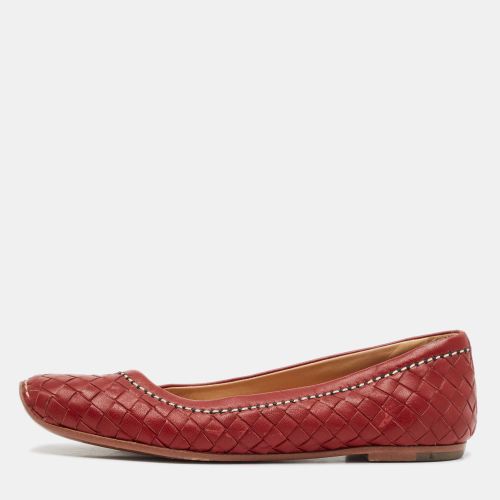 Intrecciato Leather Ballet Flats Size 35.5 - Bottega Veneta - Modalova